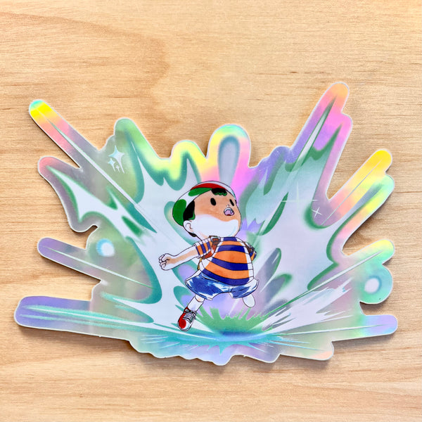 Ness holographic sticker